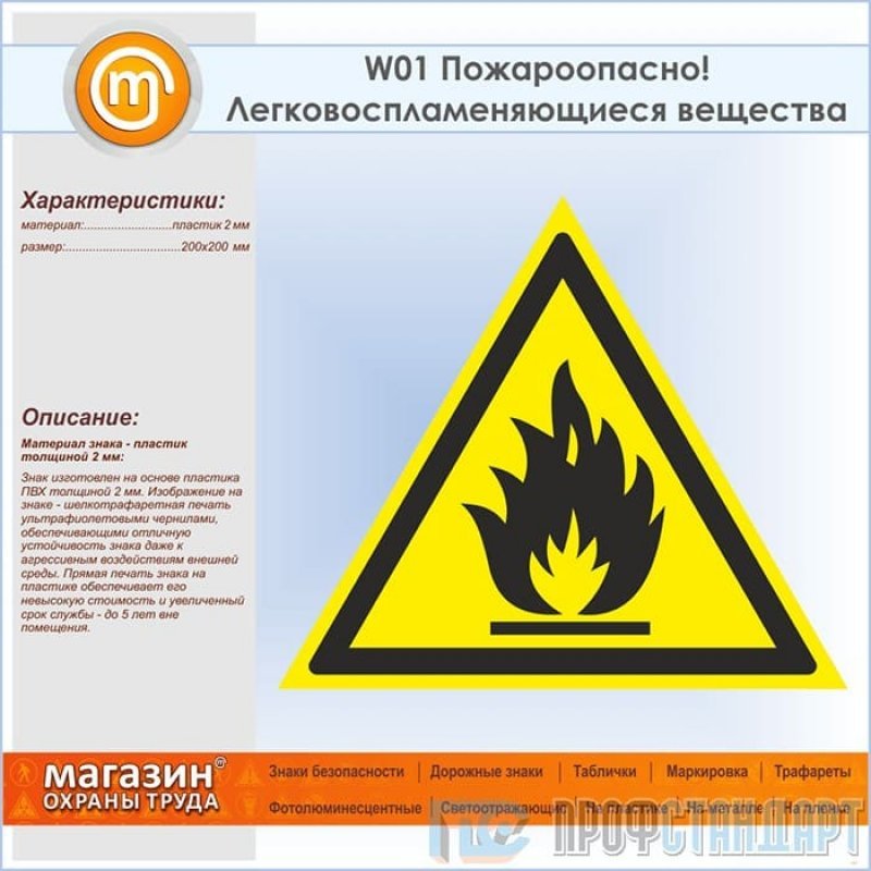 Знаки пожароопасных веществ. Знак Огнеопасно легковоспламеняющиеся вещества. Знак w01 пожароопасно легковоспламеняющиеся вещества. W01 «пожароопасно». W01 знак безопасности.