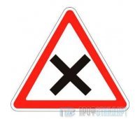 Дорожный знак 1.6 «Пересечение равнозначных дорог»