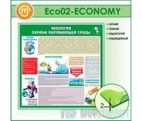 Стенд «Экология - Охрана окружающей среды» (10ECO-02-ECONOMY00)