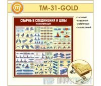 Стенд «Сварные соединения и швы. Классификация» (10TM-31-GOLD00)