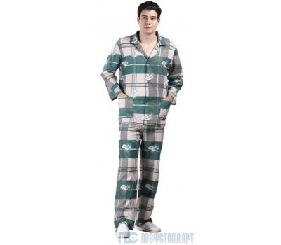 Пижама мужская бязь пл.142г/м