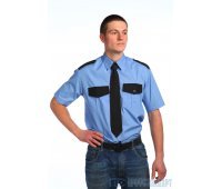 Рубашка охранника в заправку короткий рукав